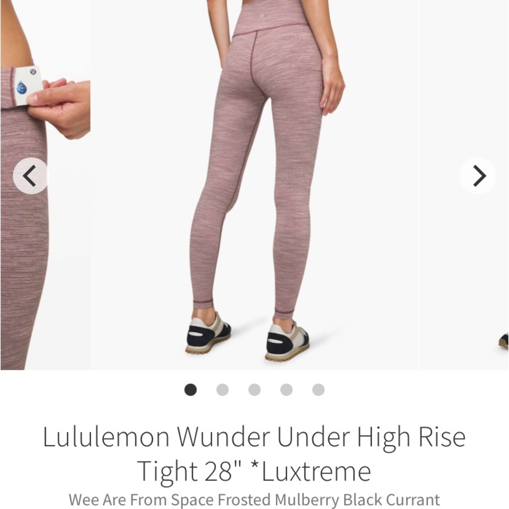 lululemon wonder under high rise